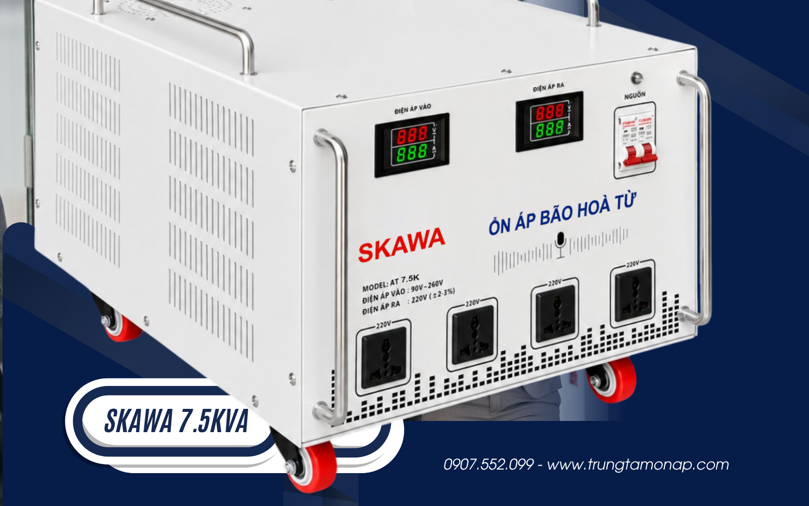 ỔN ÁP SKAWA 7.5KVA