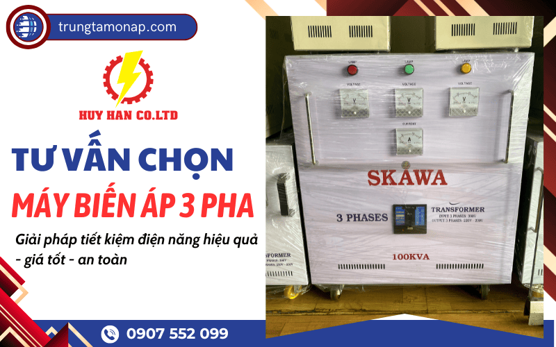 máy biến áp 3 pha