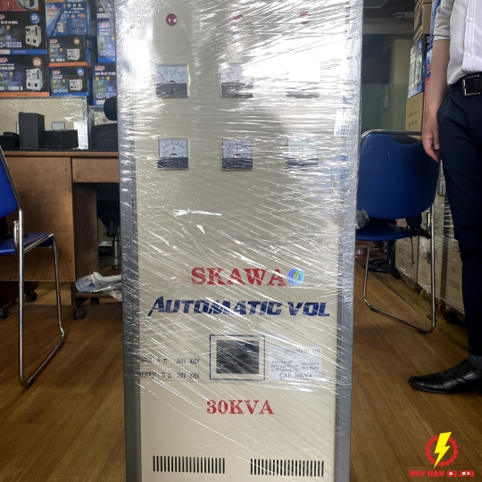 Ổn Áp 30KVA-3PHASE Input: 260V-420V output: 380V-220V SKAWA