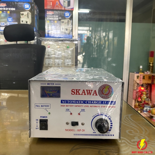 Sạc Bình tự động 15A-12V-24V SKAWA