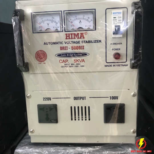 Ổn Áp DRII-5000 Output:100v-110v-220v HIMA