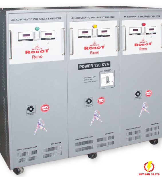 Ổn Áp 120KVA Output:200V-220V-380V ROBOT