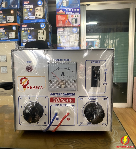 Sạc Bình 30A-6V-12V-24V SKAWA