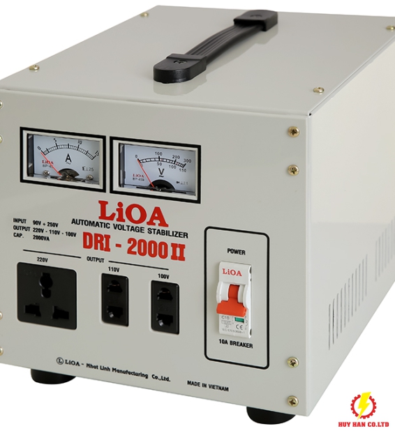 Ổn áp LiOA 1 pha 2kVA DRI-2000II