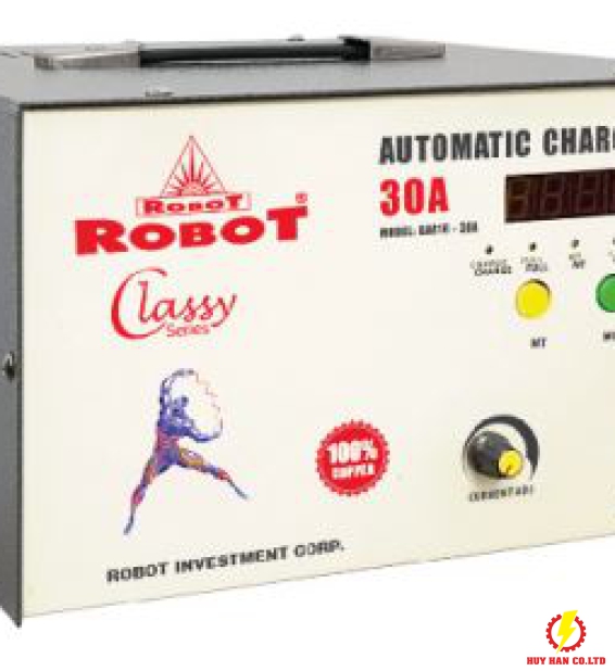 Sạc Bình Tự Động 30A-12VDC-24VDC ROBOT